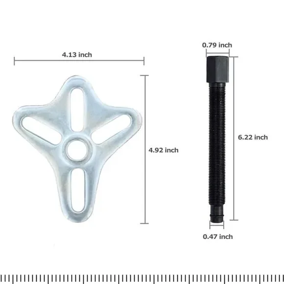 46pcs Harmonic Balancer Puller Set Steering Wheel Puller Kit Cars SUVs Trucks - Picture 7 of 9